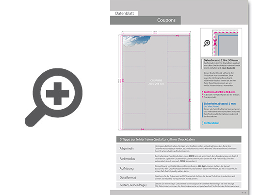 Product Bild couponb__gen_perforiert_12_coupons__beidseitig_4_4-farbig_bedruckt